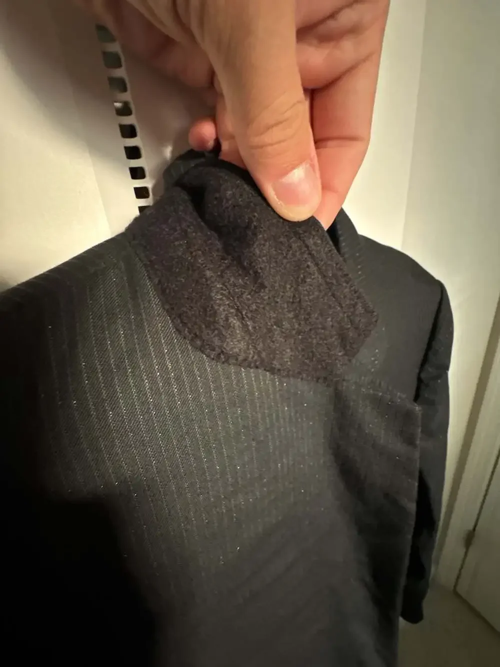 Dior Homme Runway Black Pinstripe Glitter Sparkle Wool Suit Set